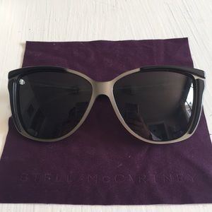 Stella McCartney black and grey sunglasses